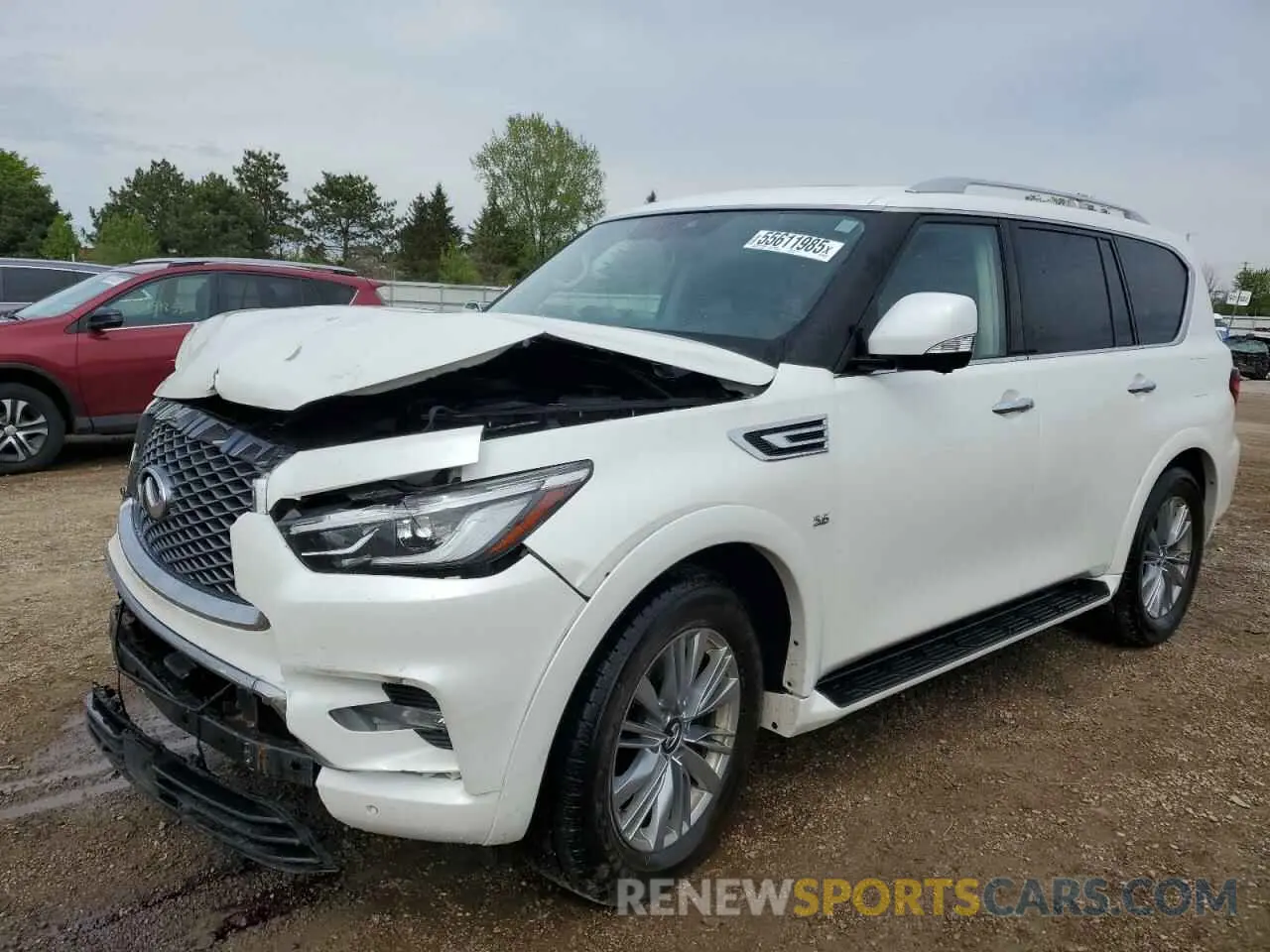 1 fotografías del automóvil dañado JN8AZ2NEXK9235292 INFINITI QX80 2019