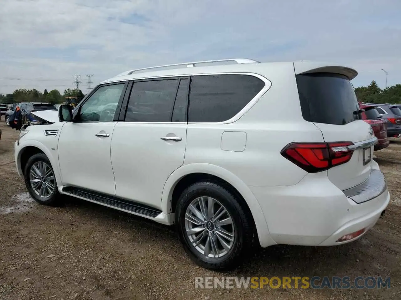 2 fotografías del automóvil dañado JN8AZ2NEXK9235292 INFINITI QX80 2019