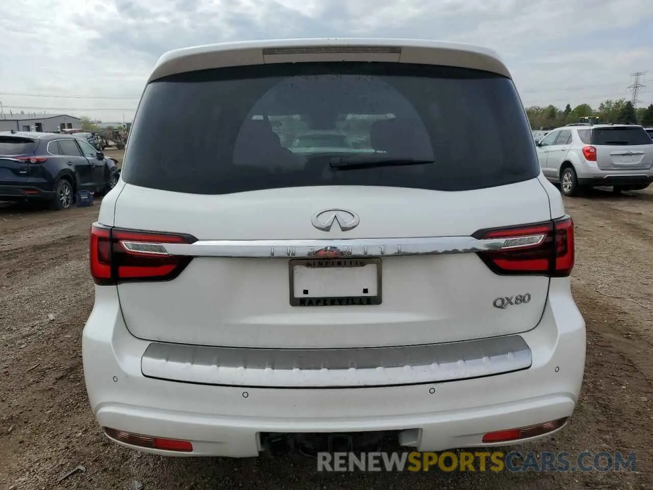 6 fotografías del automóvil dañado JN8AZ2NEXK9235292 INFINITI QX80 2019