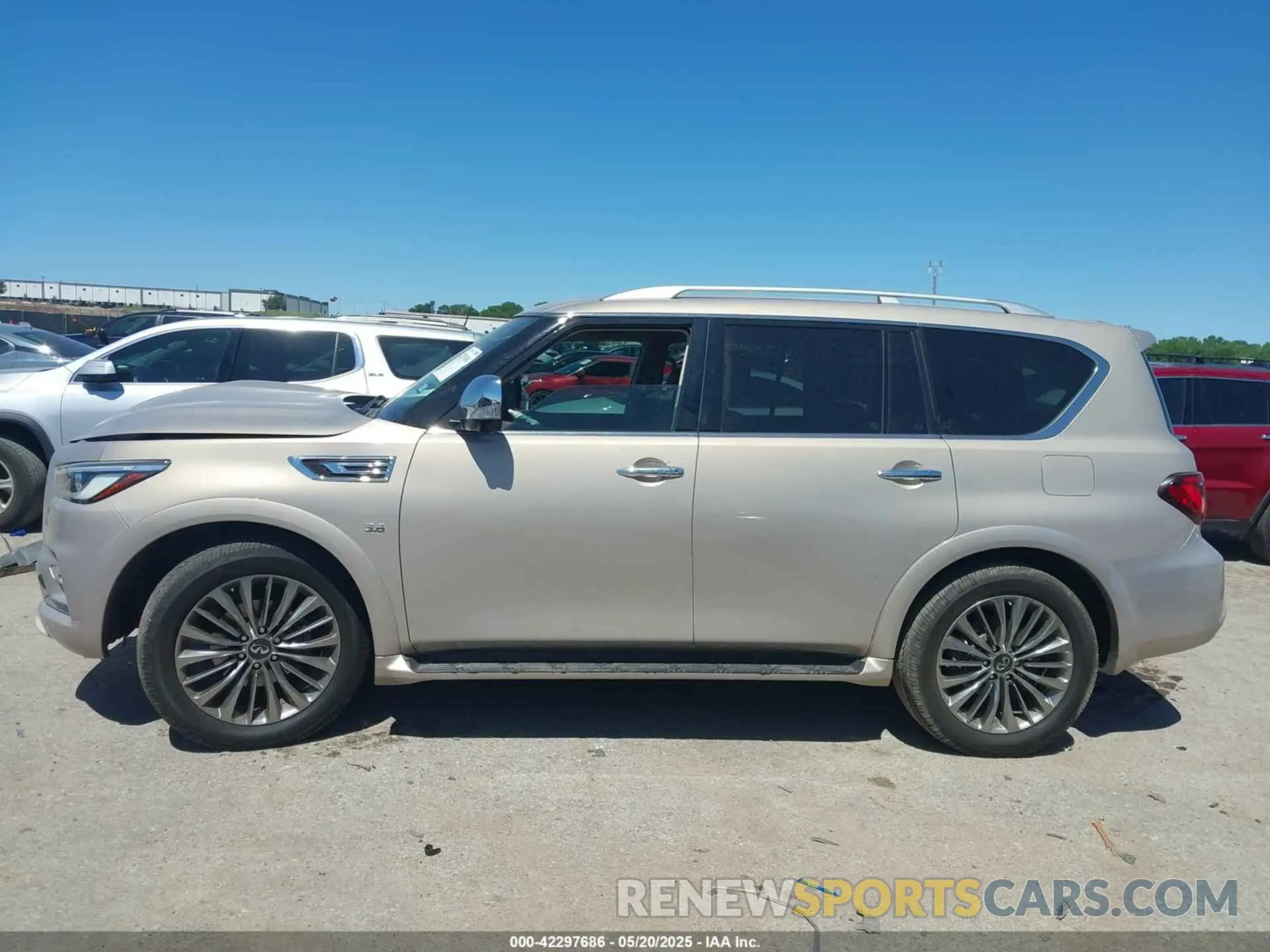 13 fotografías del automóvil dañado JN8AZ2NF0K9684036 INFINITI QX80 2019