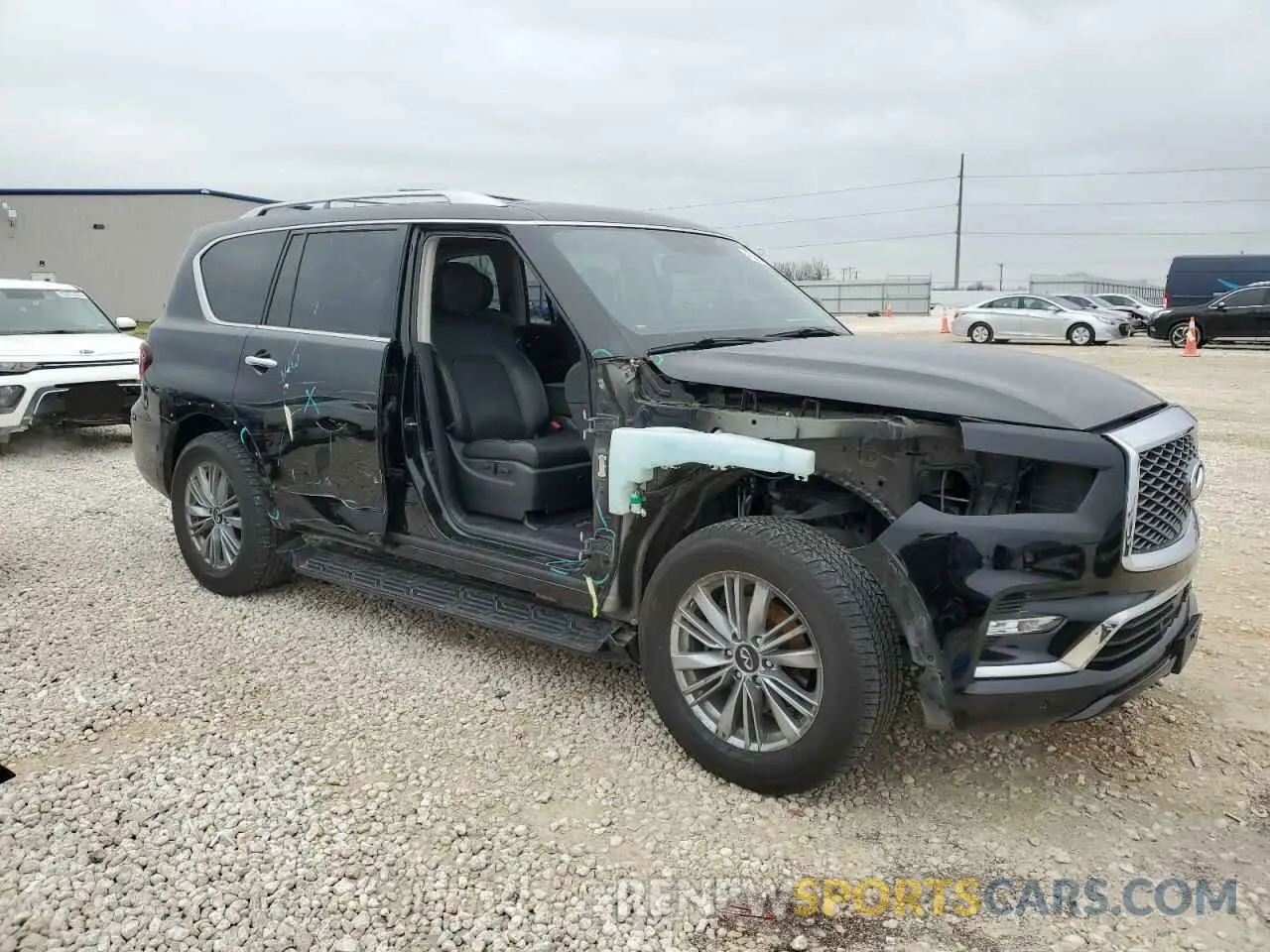 4 fotografías del automóvil dañado JN8AZ2NF1K9680688 INFINITI QX80 2019