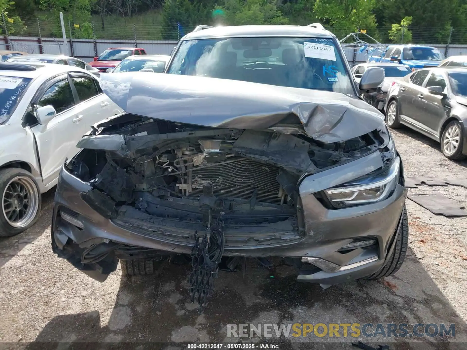12 fotografías del automóvil dañado JN8AZ2NF2K9684426 INFINITI QX80 2019