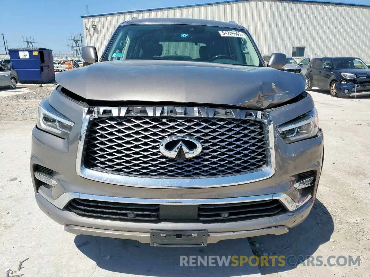 5 fotografías del automóvil dañado JN8AZ2NF2K9688380 INFINITI QX80 2019