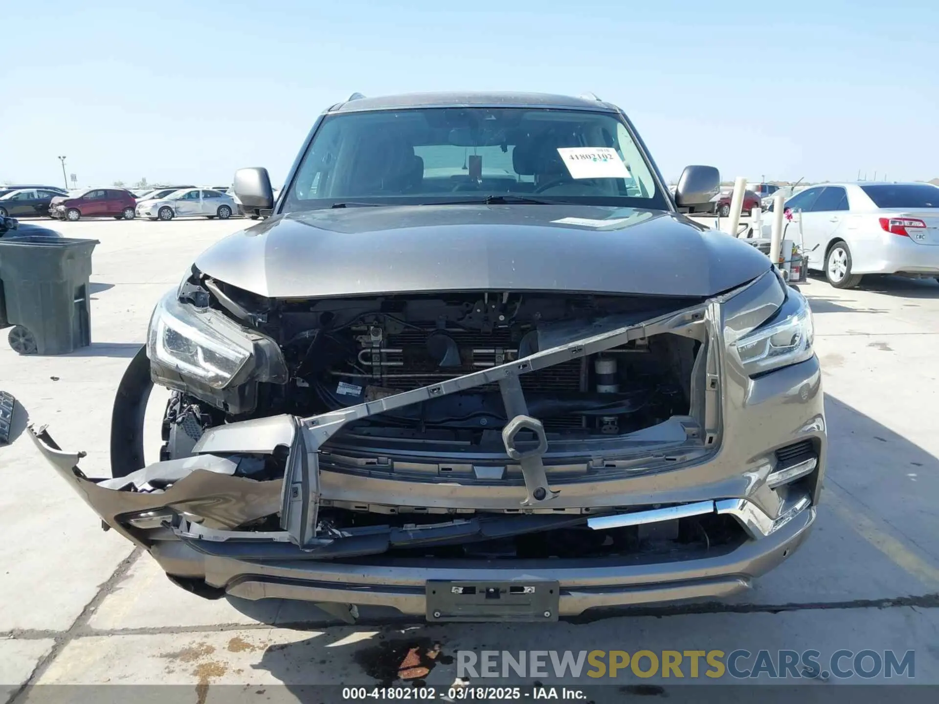 13 fotografías del automóvil dañado JN8AZ2NF3K9682281 INFINITI QX80 2019
