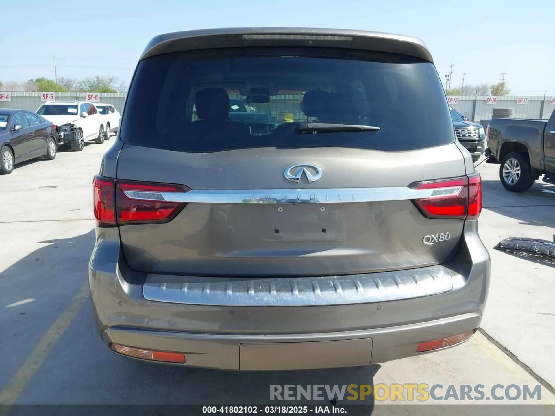 17 fotografías del automóvil dañado JN8AZ2NF3K9682281 INFINITI QX80 2019