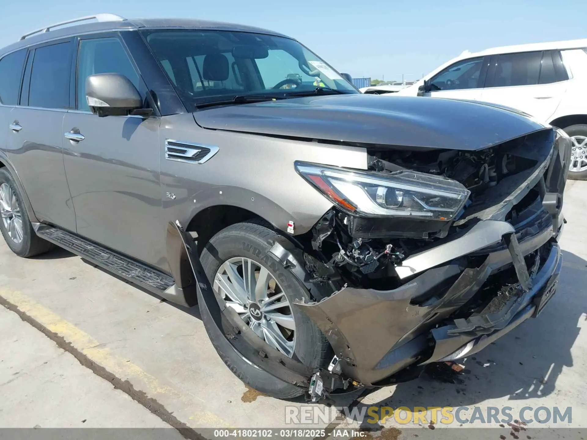 6 fotografías del automóvil dañado JN8AZ2NF3K9682281 INFINITI QX80 2019