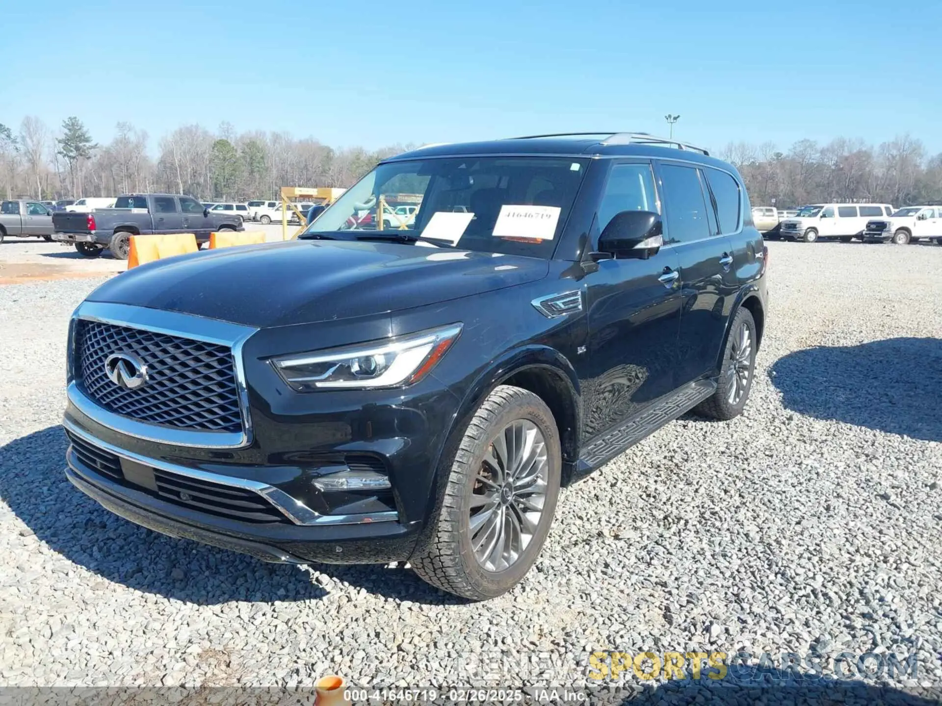 2 fotografías del automóvil dañado JN8AZ2NF4K9686534 INFINITI QX80 2019