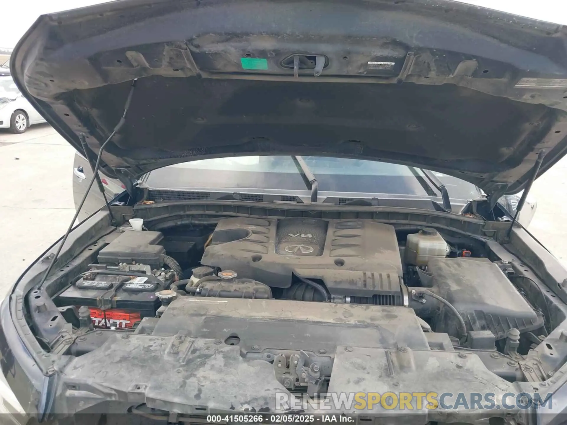 10 fotografías del automóvil dañado JN8AZ2NF5K9682654 INFINITI QX80 2019