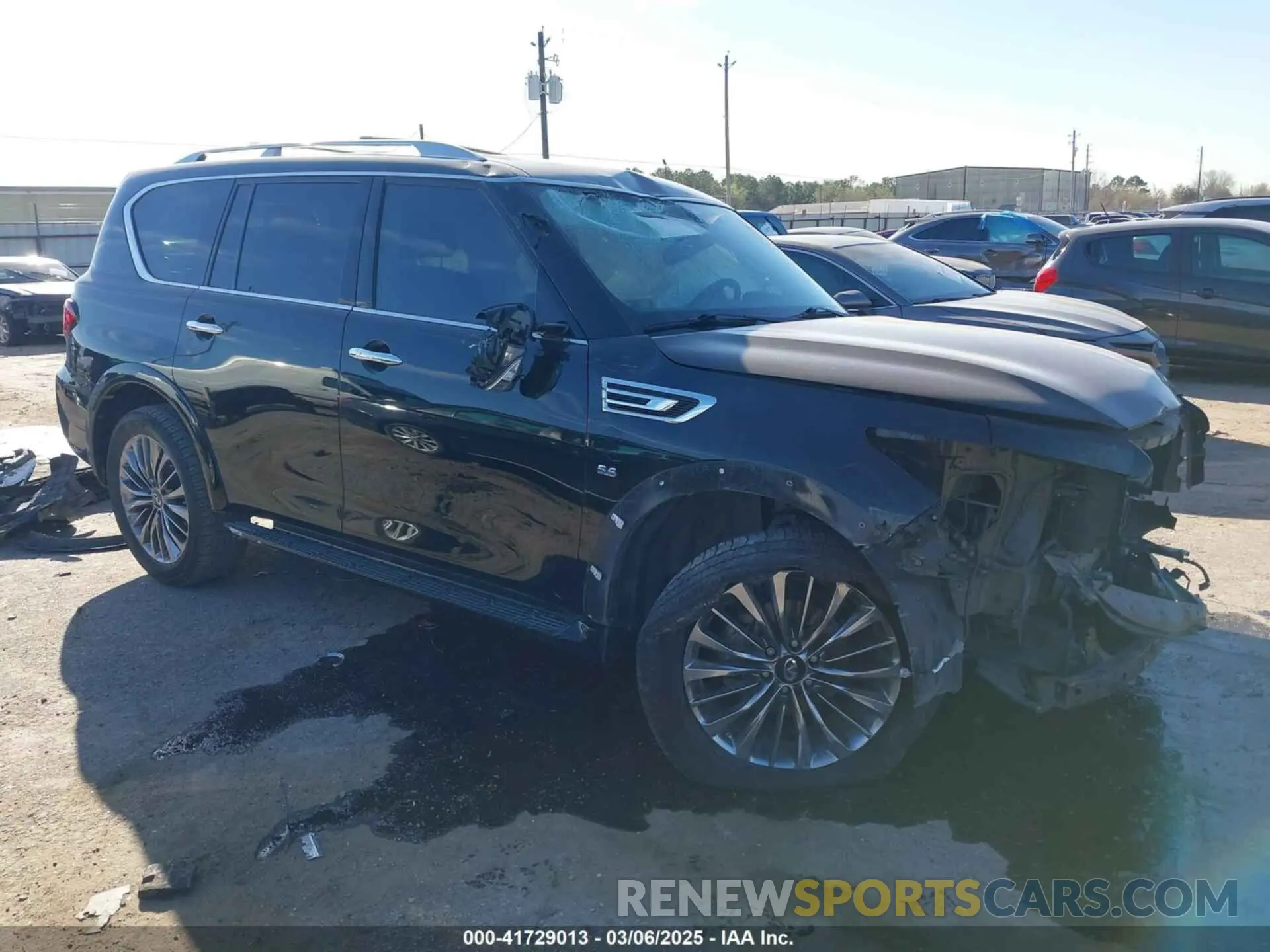 1 fotografías del automóvil dañado JN8AZ2NF5K9689409 INFINITI QX80 2019