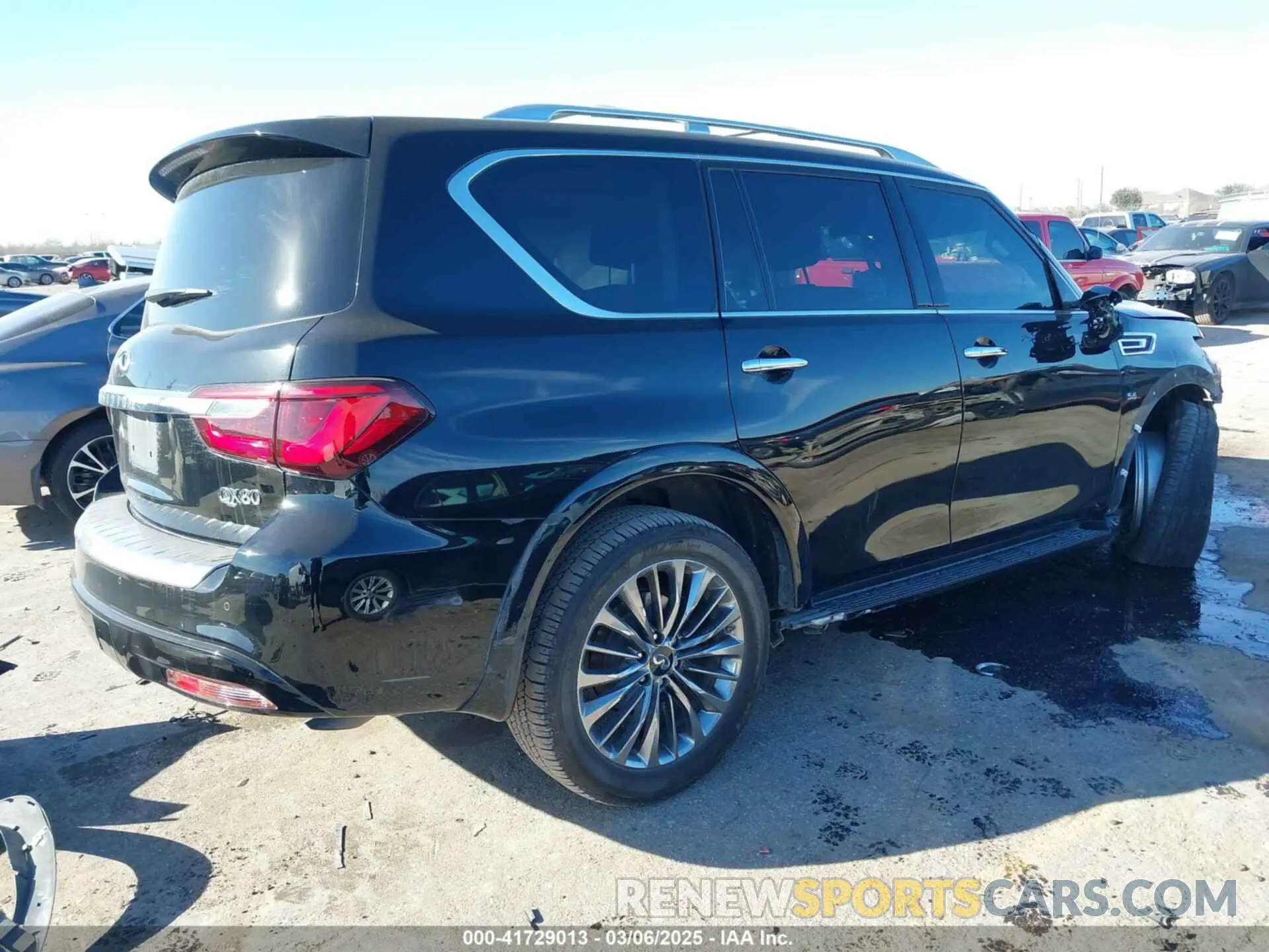 4 fotografías del automóvil dañado JN8AZ2NF5K9689409 INFINITI QX80 2019