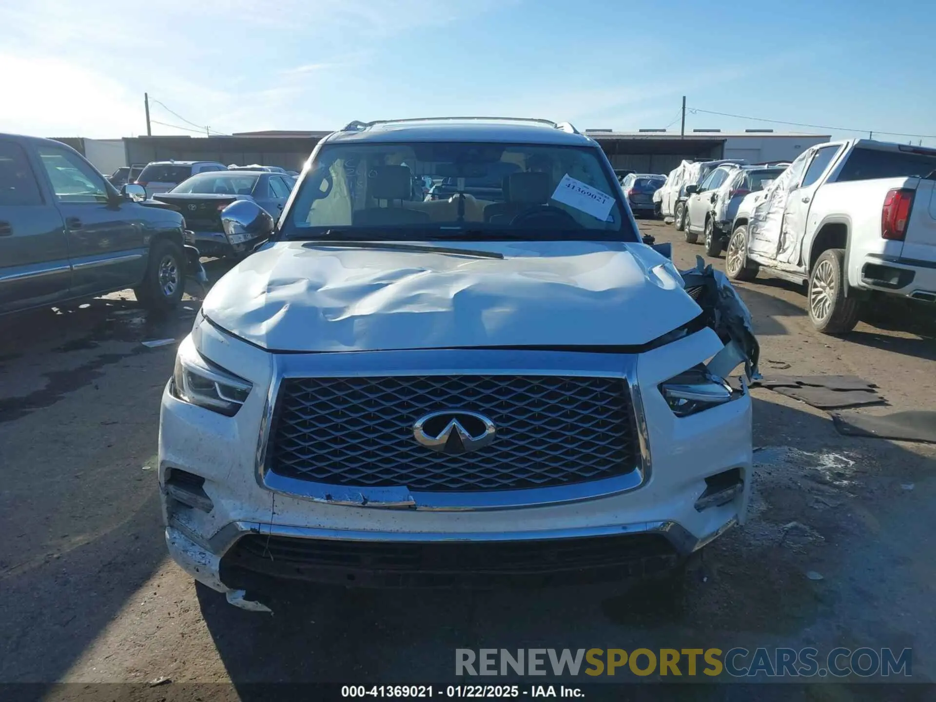 11 fotografías del automóvil dañado JN8AZ2NF6K9680976 INFINITI QX80 2019