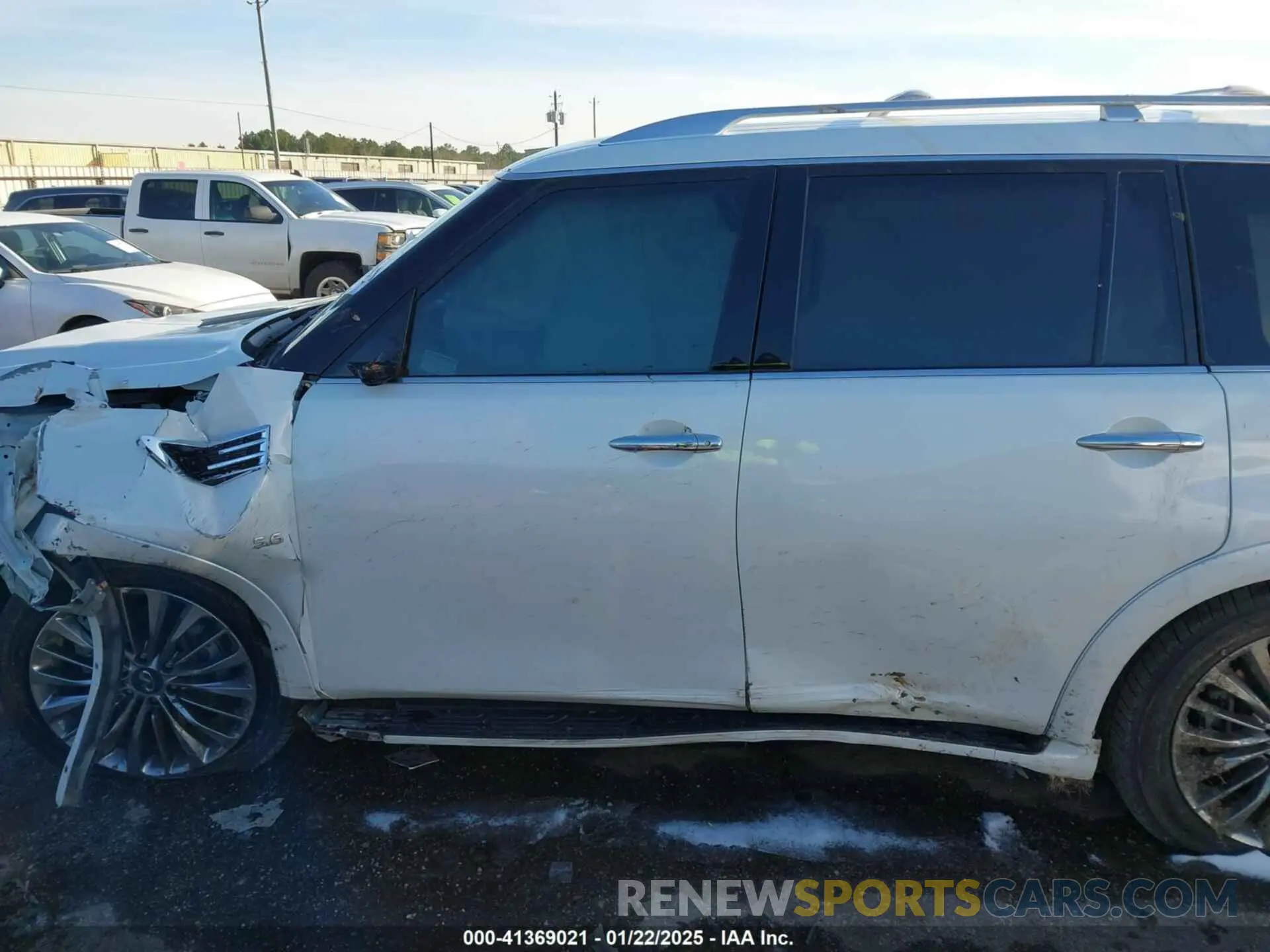 13 fotografías del automóvil dañado JN8AZ2NF6K9680976 INFINITI QX80 2019