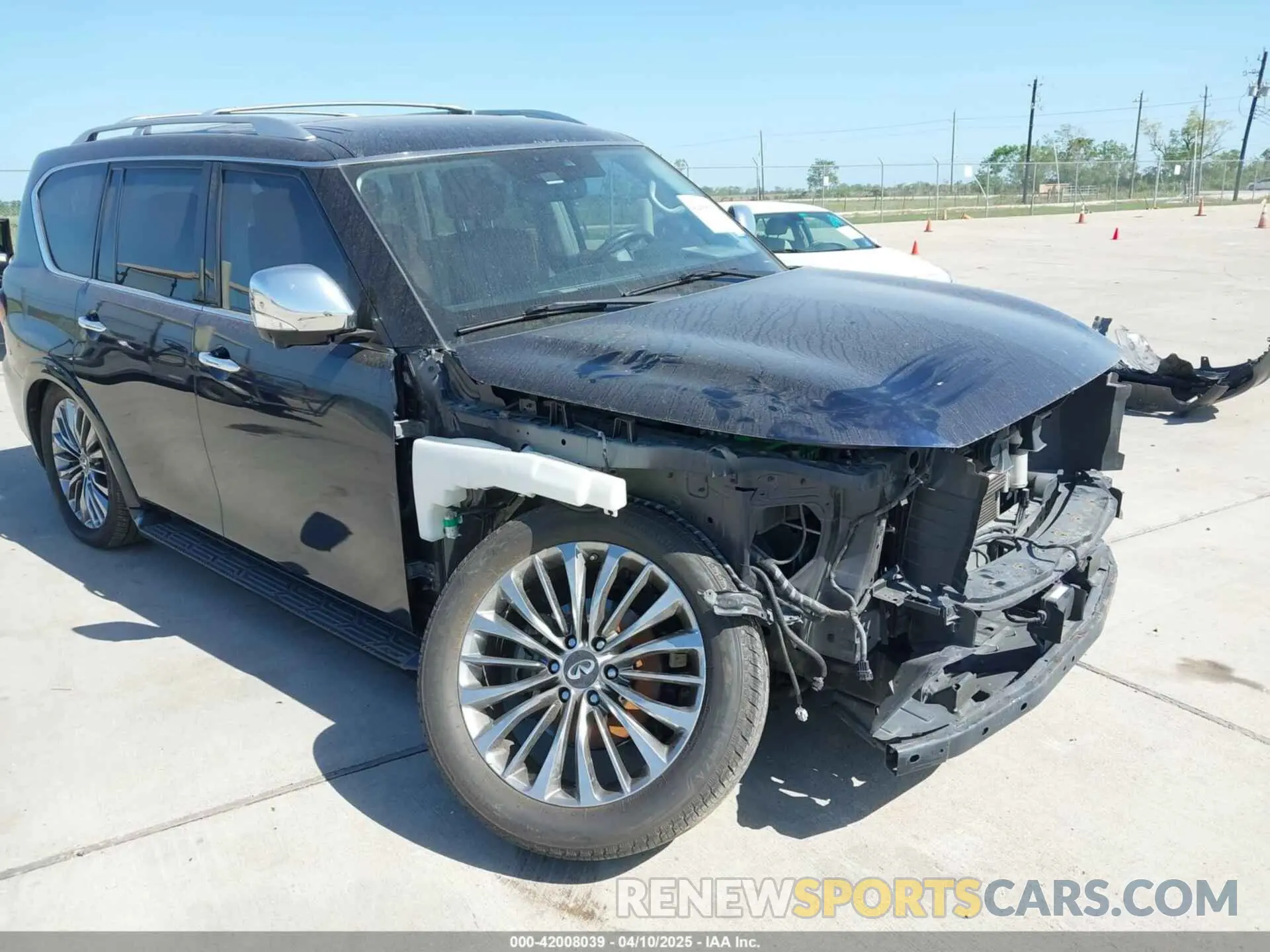 1 fotografías del automóvil dañado JN8AZ2NF6K9688057 INFINITI QX80 2019