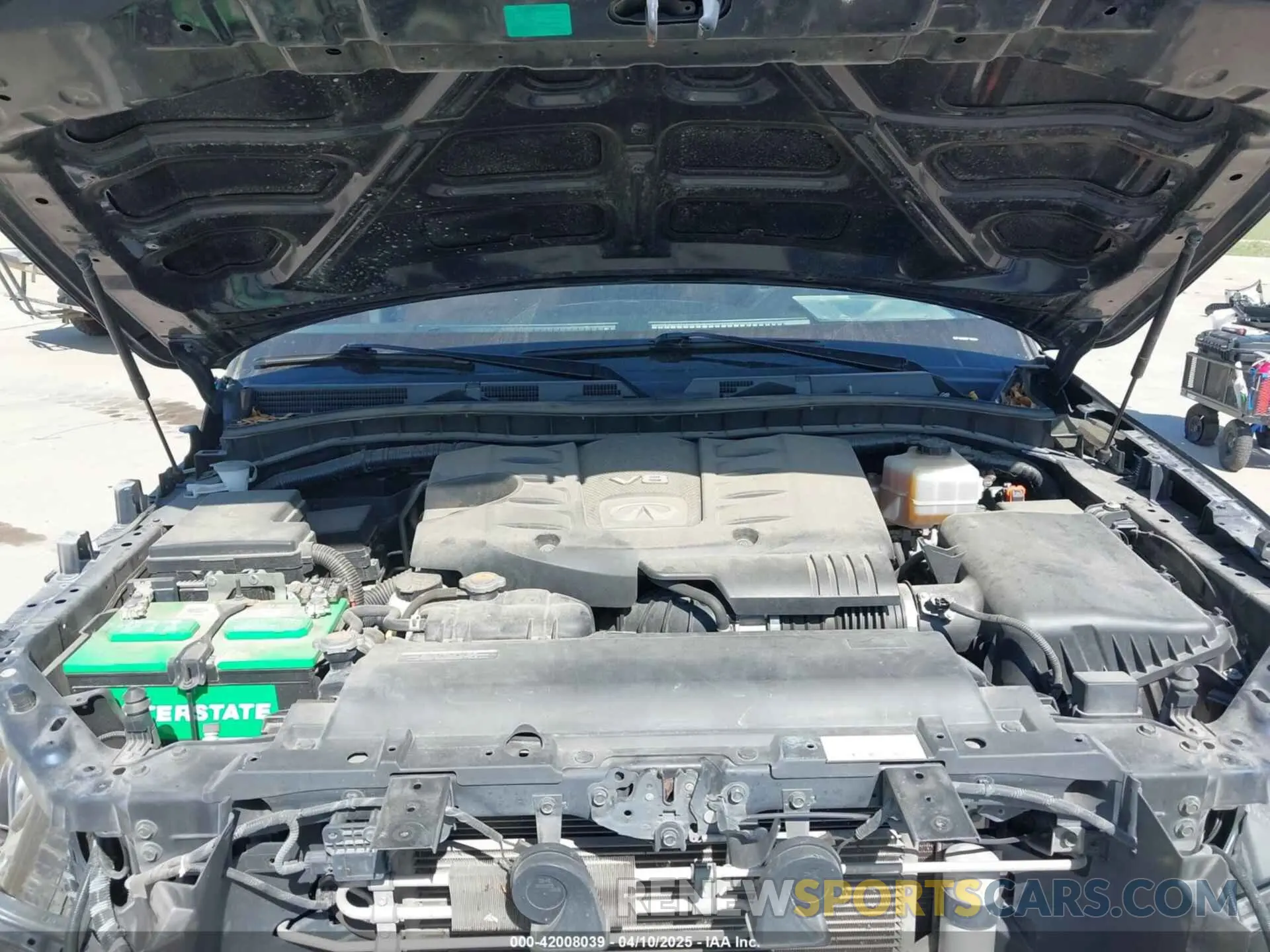 10 fotografías del automóvil dañado JN8AZ2NF6K9688057 INFINITI QX80 2019