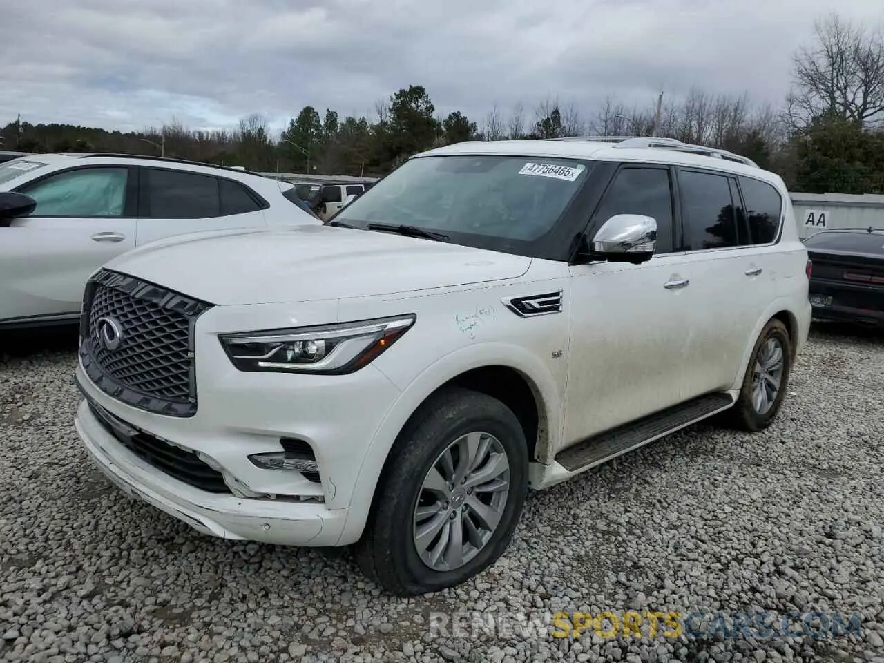 1 fotografías del automóvil dañado JN8AZ2NF8K9681398 INFINITI QX80 2019