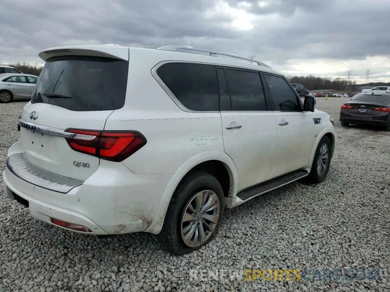 3 fotografías del automóvil dañado JN8AZ2NF8K9681398 INFINITI QX80 2019