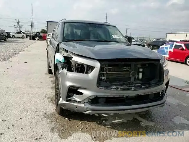 15 fotografías del automóvil dañado JN8AZ2NF9K9683290 INFINITI QX80 2019