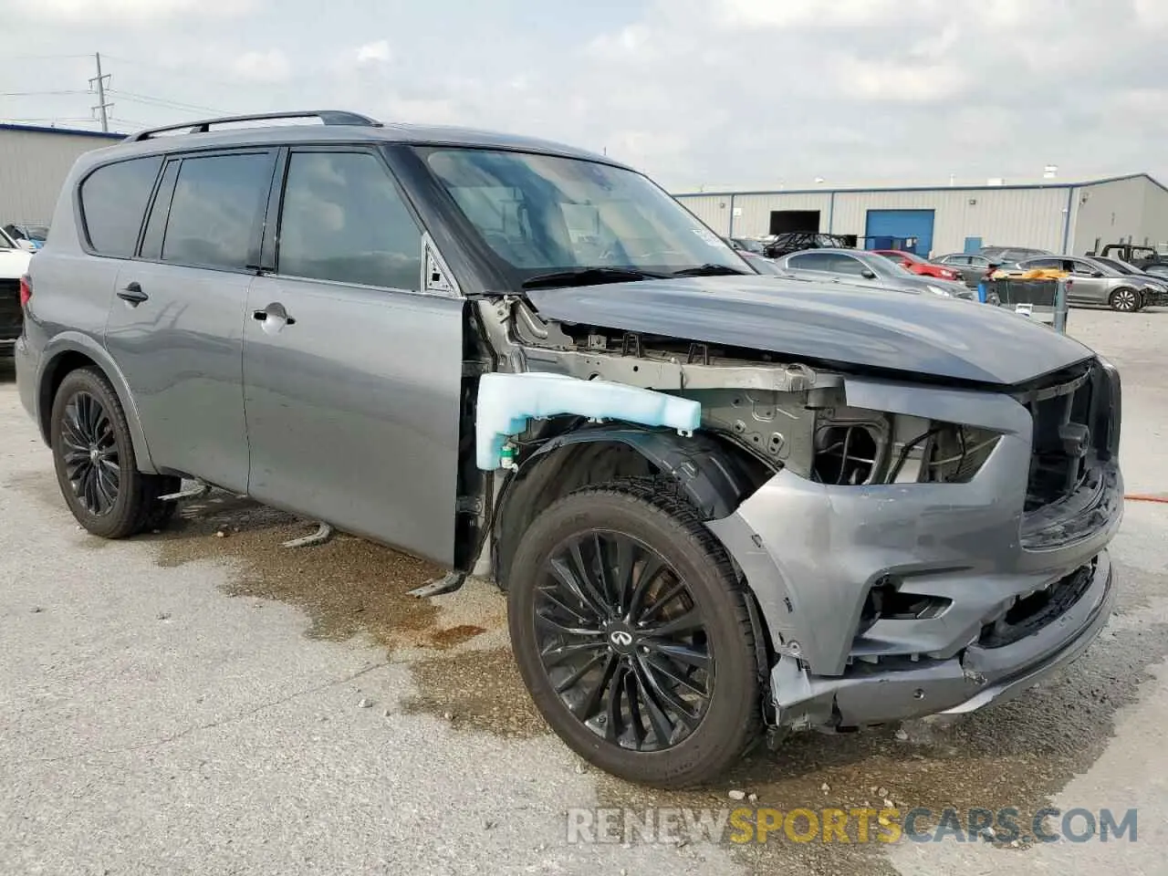 4 fotografías del automóvil dañado JN8AZ2NF9K9683290 INFINITI QX80 2019