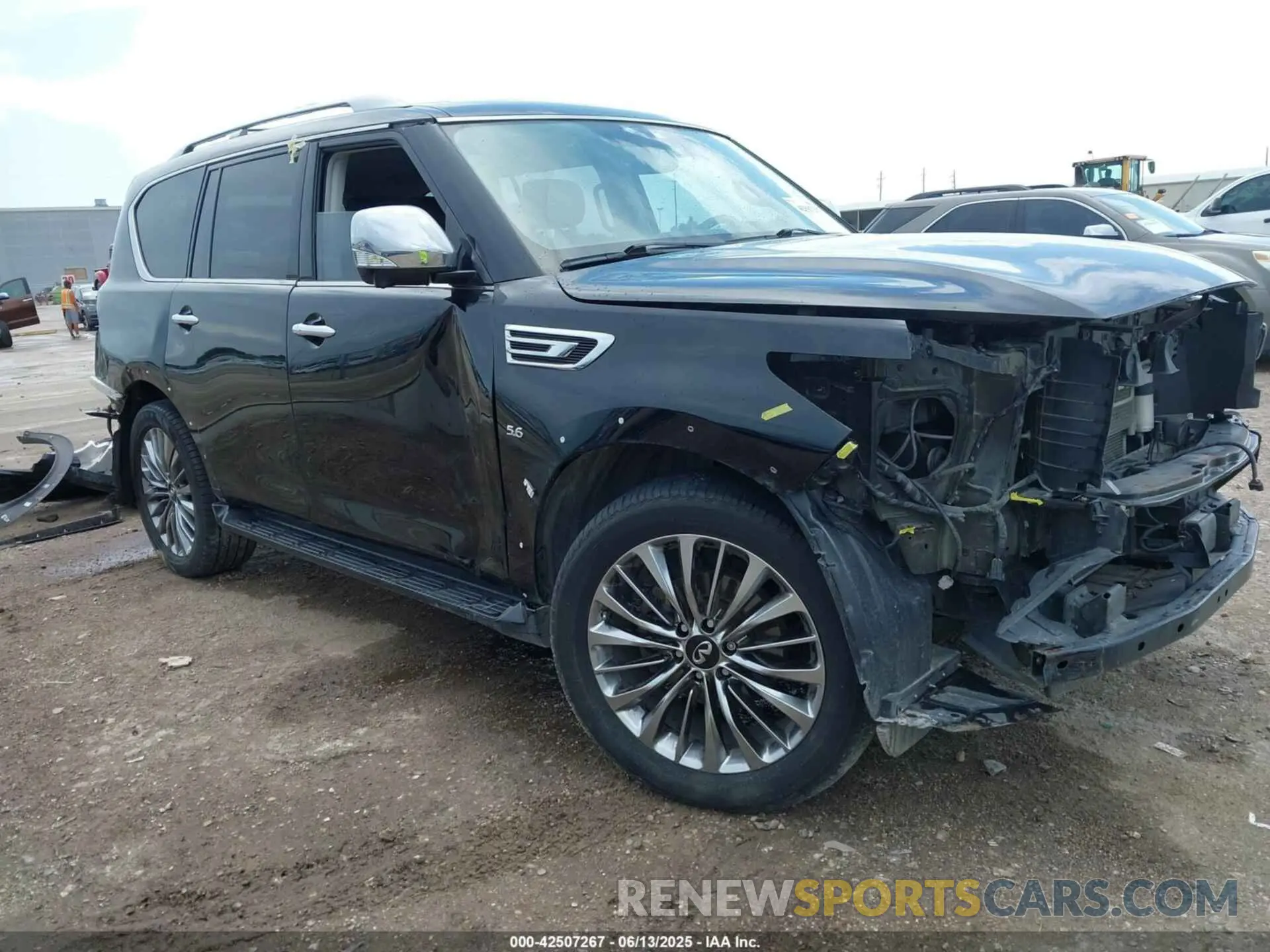 1 fotografías del automóvil dañado JN8AZ2NF9K9683631 INFINITI QX80 2019