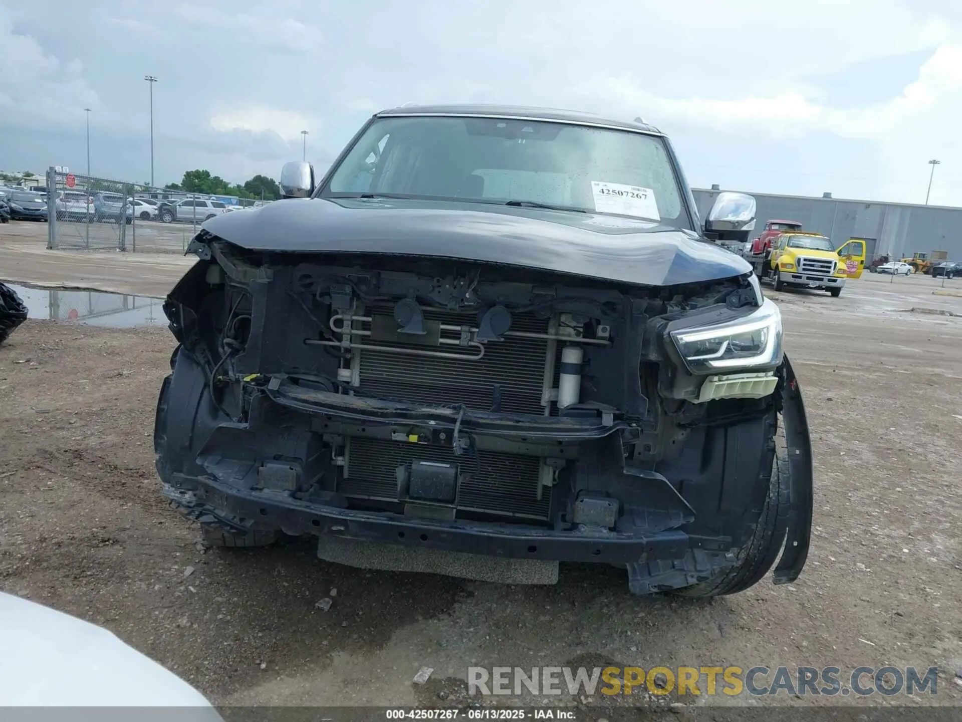 13 fotografías del automóvil dañado JN8AZ2NF9K9683631 INFINITI QX80 2019