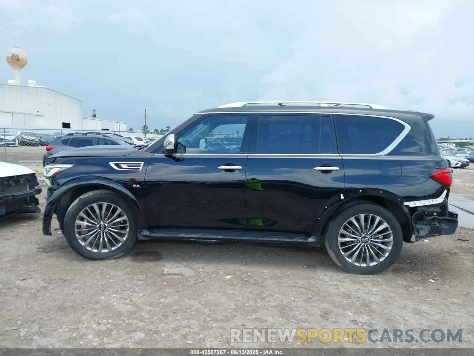 15 fotografías del automóvil dañado JN8AZ2NF9K9683631 INFINITI QX80 2019