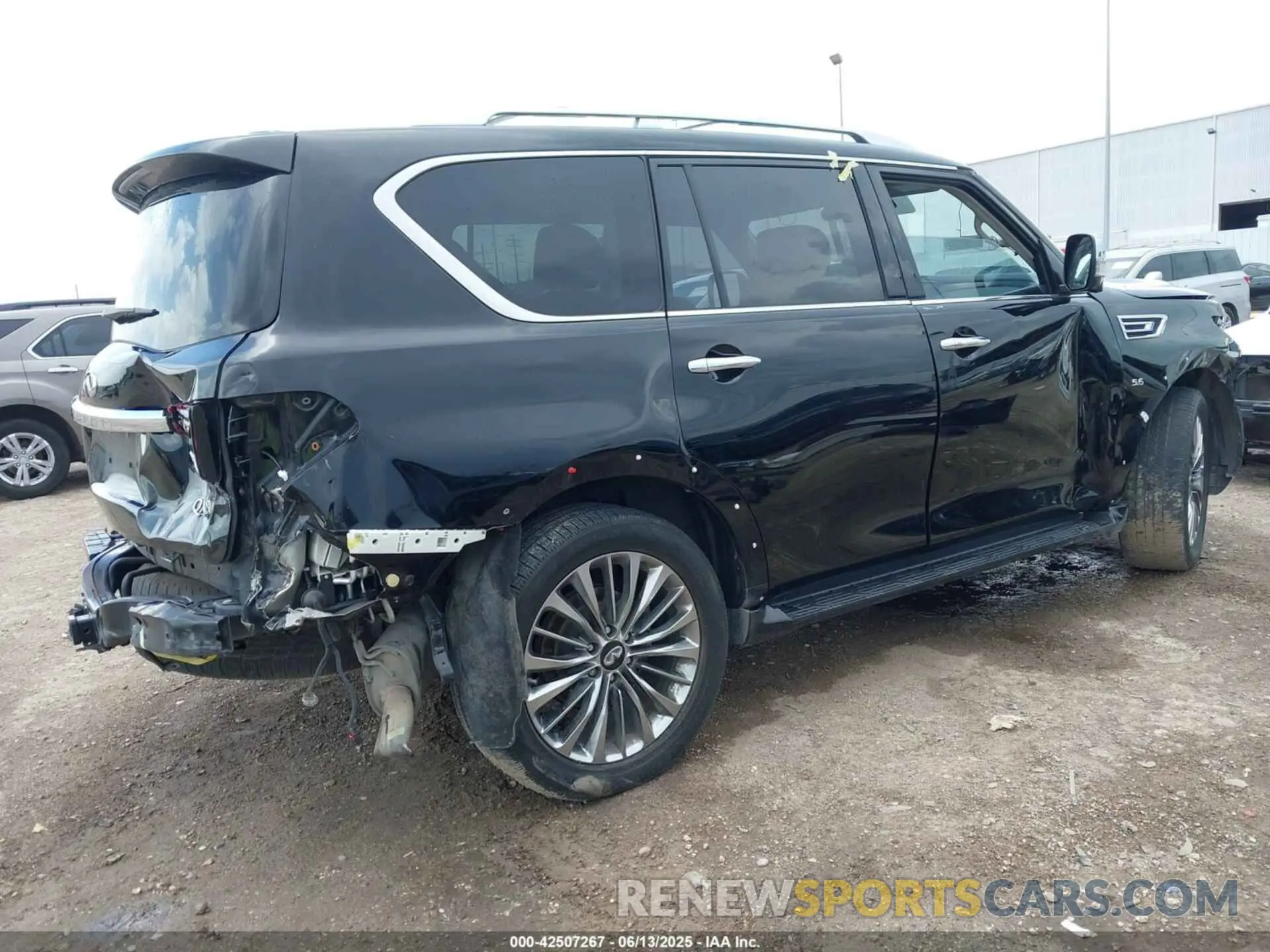 4 fotografías del automóvil dañado JN8AZ2NF9K9683631 INFINITI QX80 2019