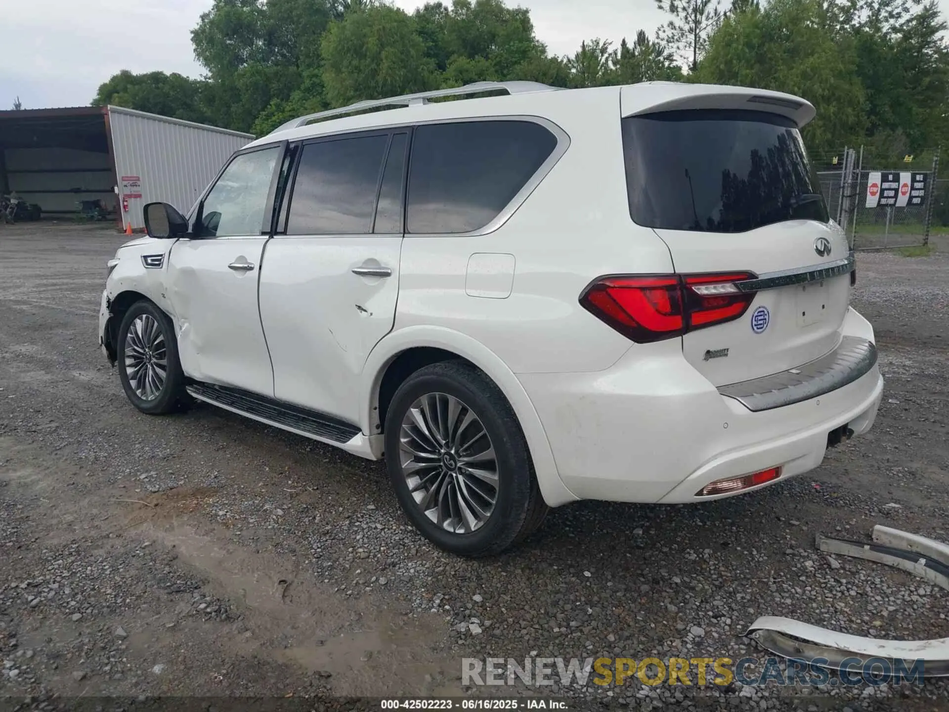 3 fotografías del automóvil dañado JN8AZ2NFXK9688644 INFINITI QX80 2019