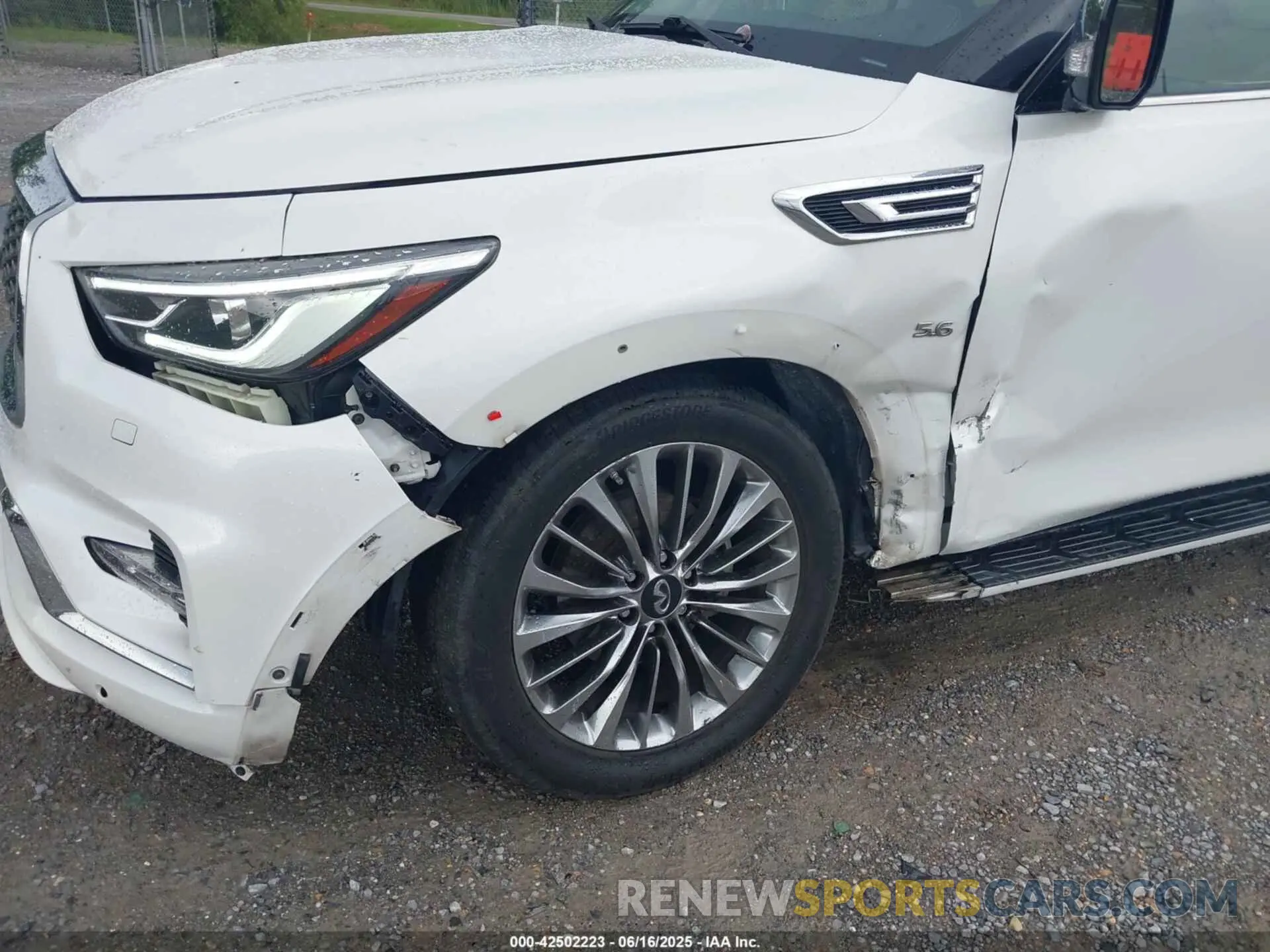 6 fotografías del automóvil dañado JN8AZ2NFXK9688644 INFINITI QX80 2019