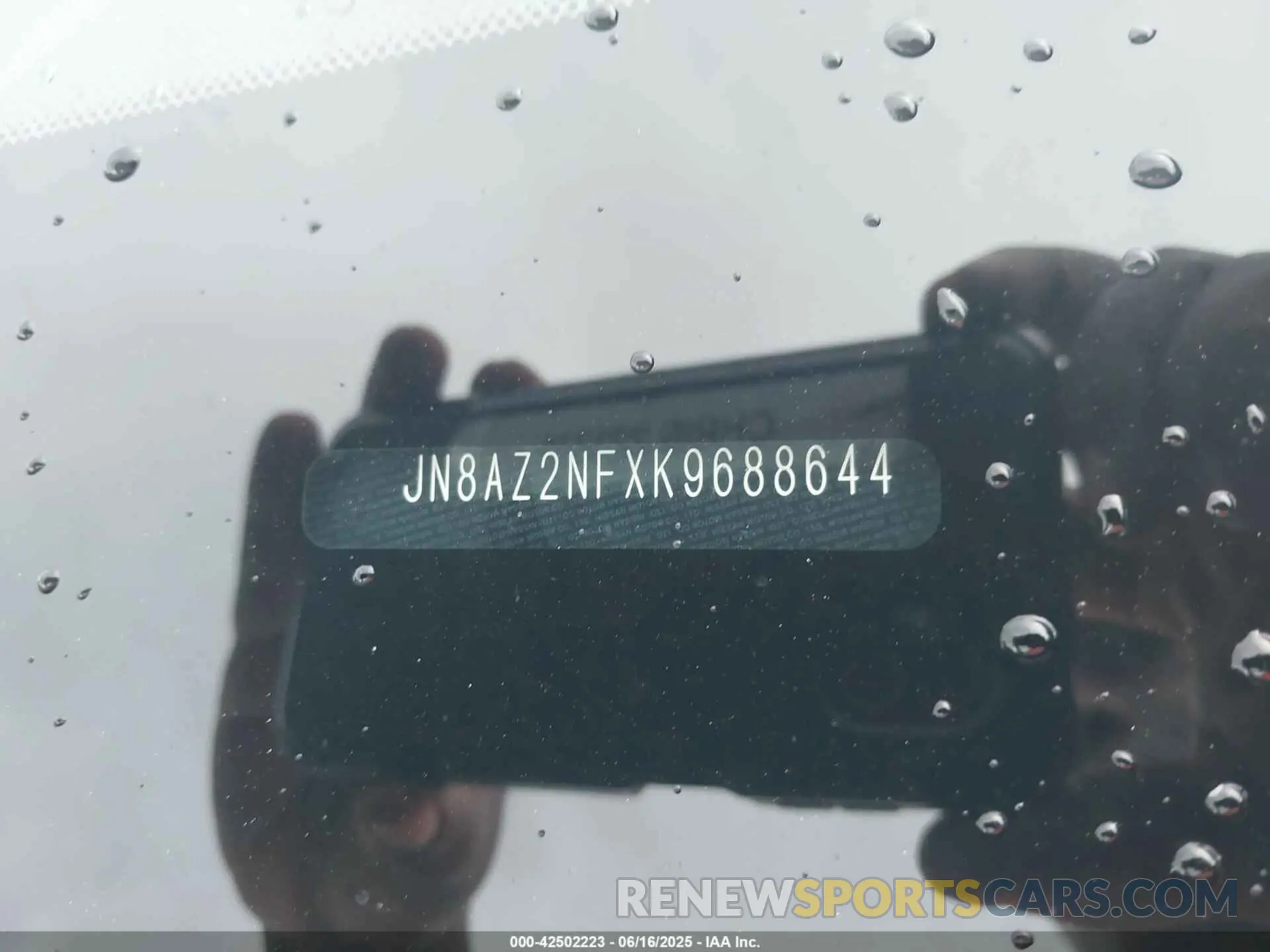 9 fotografías del automóvil dañado JN8AZ2NFXK9688644 INFINITI QX80 2019