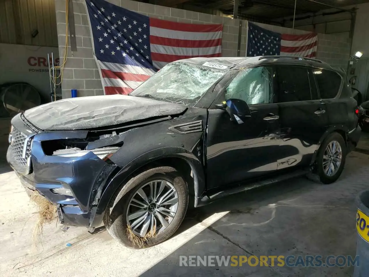 1 fotografías del automóvil dañado JN8AZ2NE0L9251891 INFINITI QX80 2020
