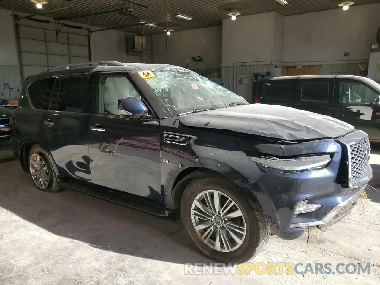 4 fotografías del automóvil dañado JN8AZ2NE0L9251891 INFINITI QX80 2020