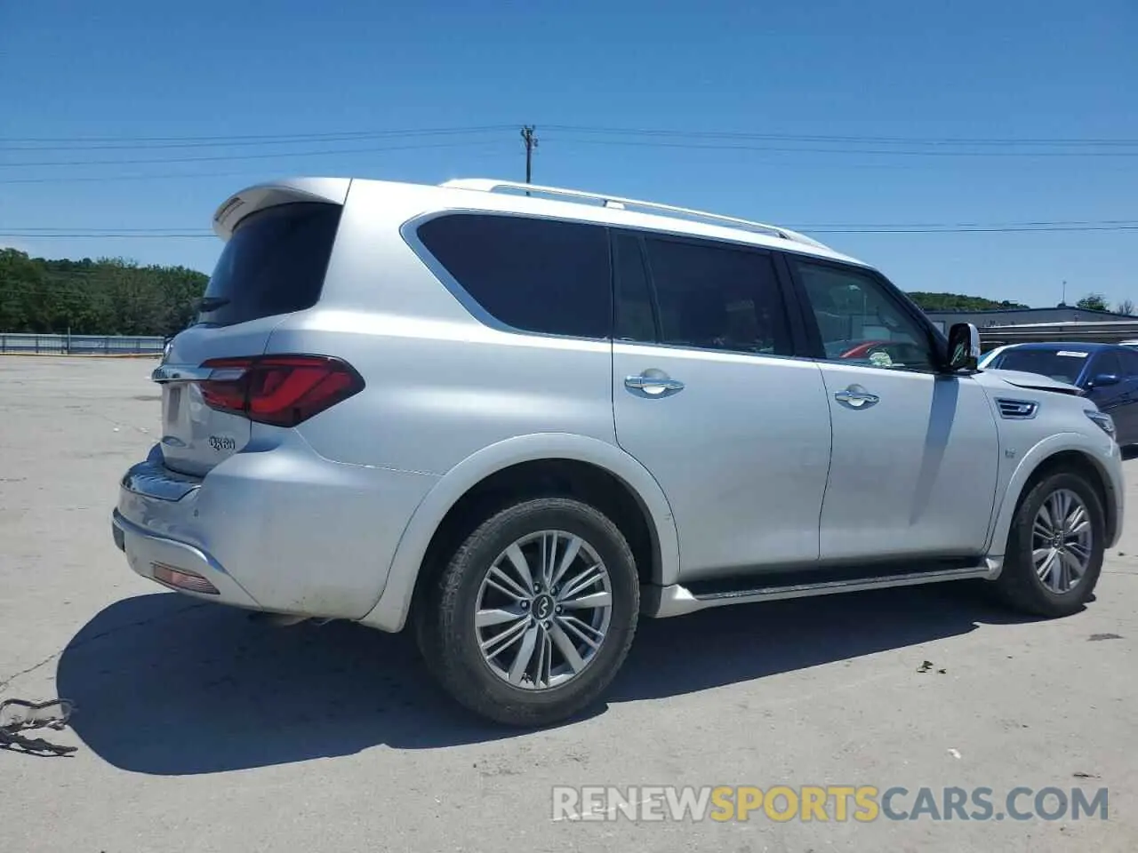 3 fotografías del automóvil dañado JN8AZ2NE0L9254130 INFINITI QX80 2020