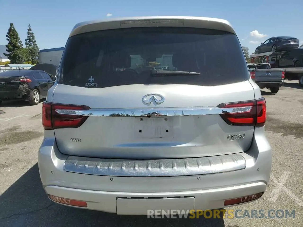 6 fotografías del automóvil dañado JN8AZ2NE1L9255531 INFINITI QX80 2020