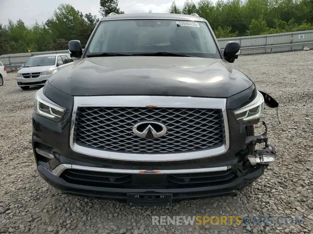 5 fotografías del automóvil dañado JN8AZ2NF2L9704515 INFINITI QX80 2020