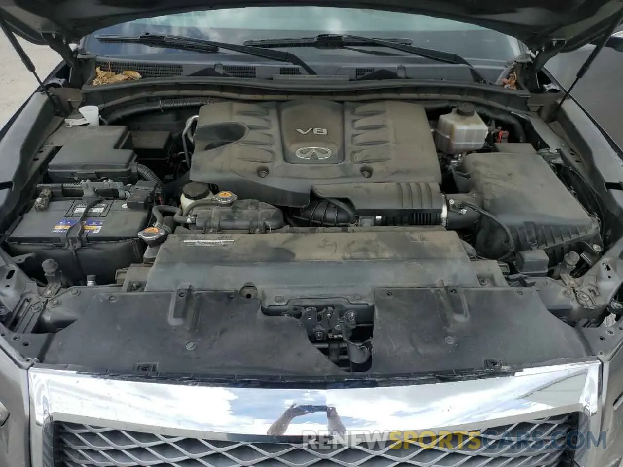 12 fotografías del automóvil dañado JN8AZ2NF5L9704489 INFINITI QX80 2020