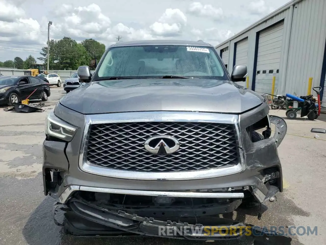 5 fotografías del automóvil dañado JN8AZ2NF5L9704489 INFINITI QX80 2020