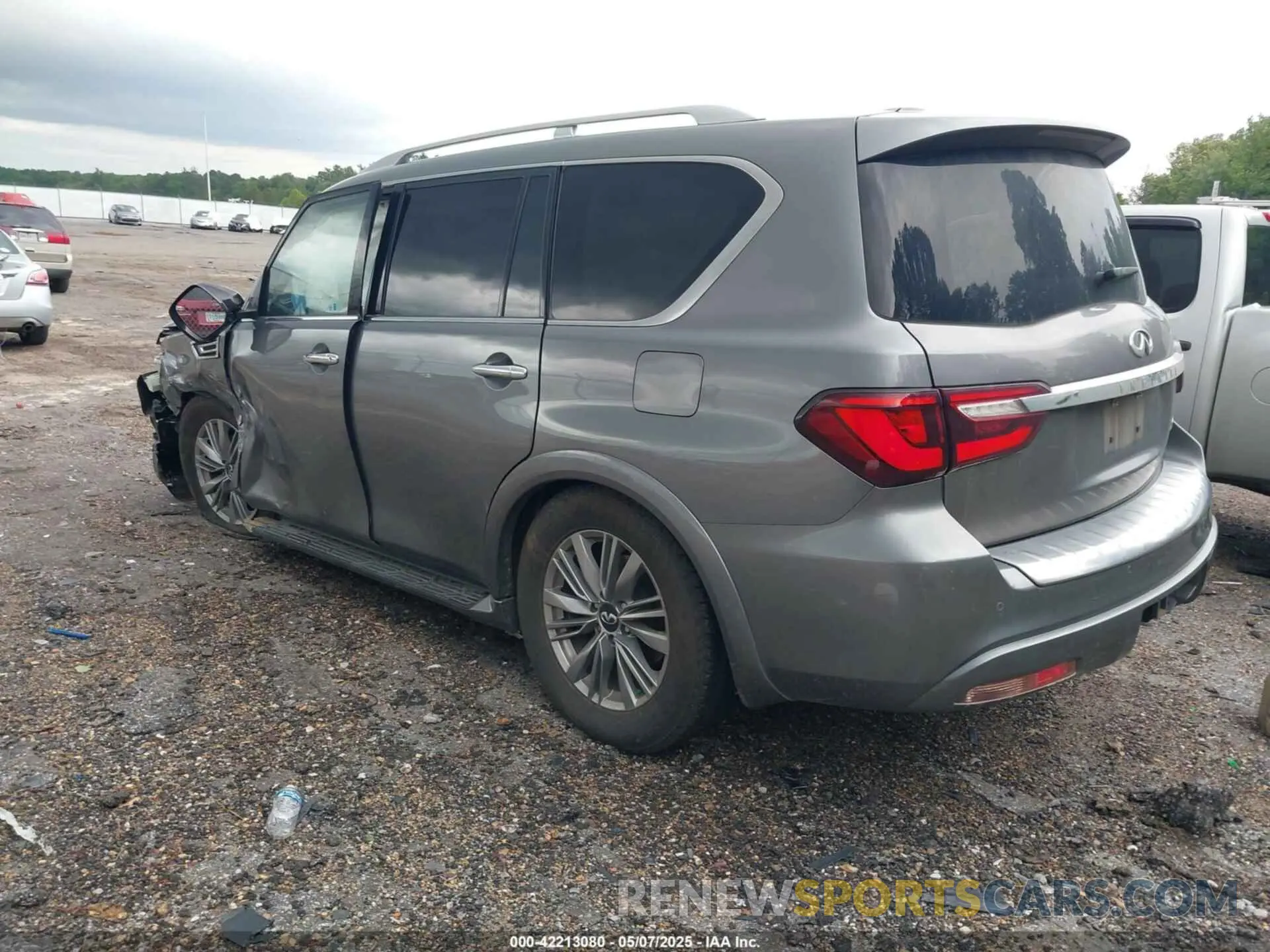 3 fotografías del automóvil dañado JN8AZ2NF5L9705321 INFINITI QX80 2020