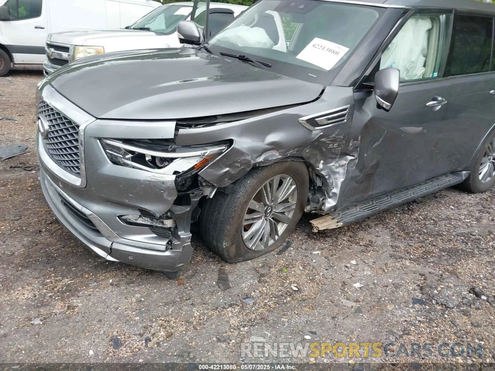 6 fotografías del automóvil dañado JN8AZ2NF5L9705321 INFINITI QX80 2020