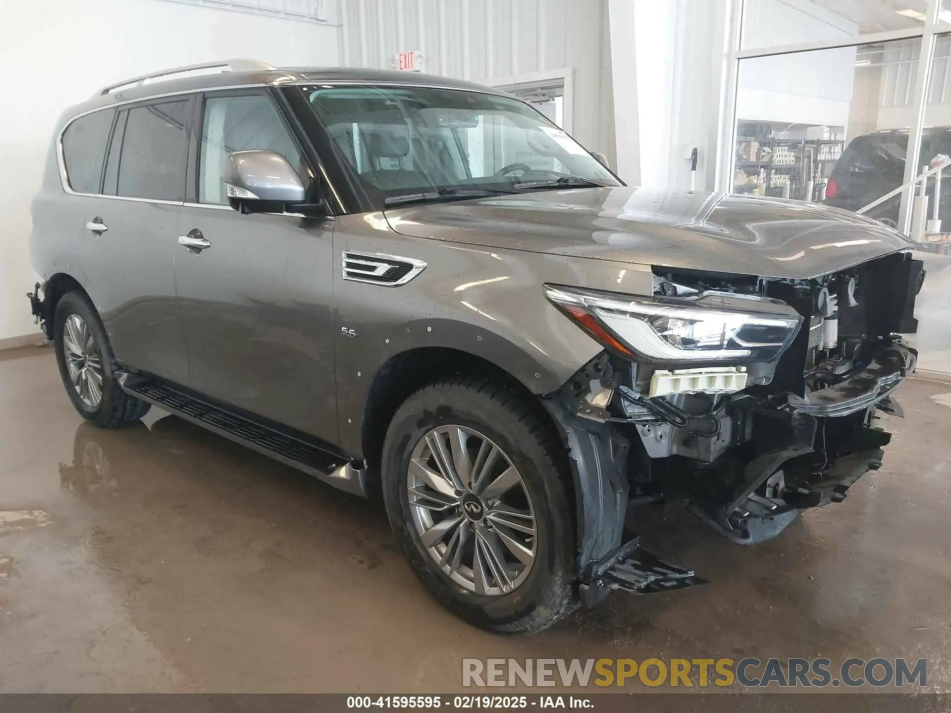 1 fotografías del automóvil dañado JN8AZ2NF6L9704002 INFINITI QX80 2020