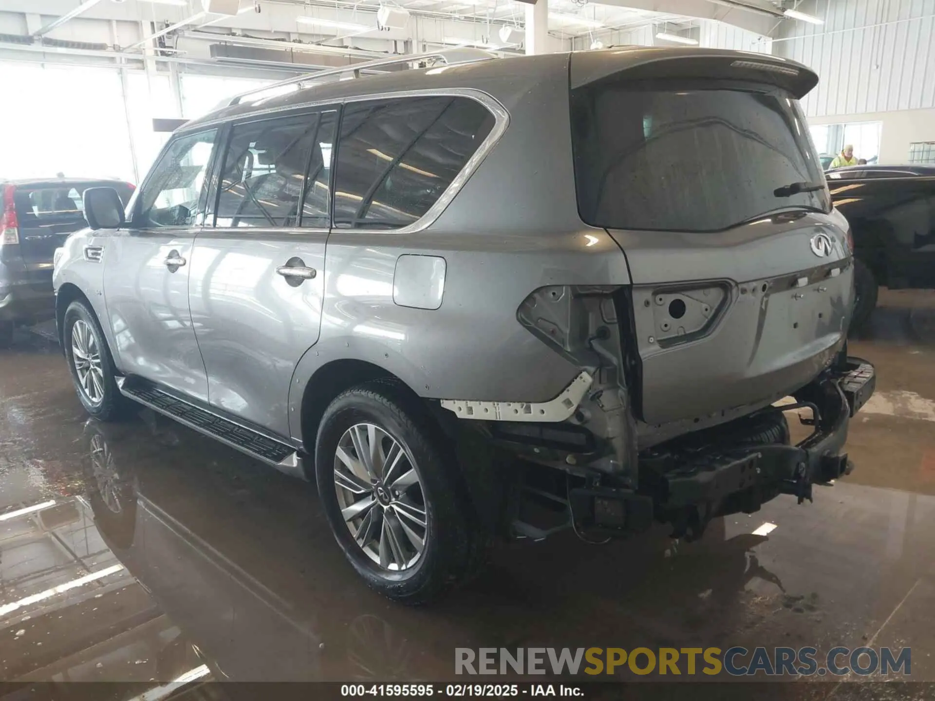 3 fotografías del automóvil dañado JN8AZ2NF6L9704002 INFINITI QX80 2020