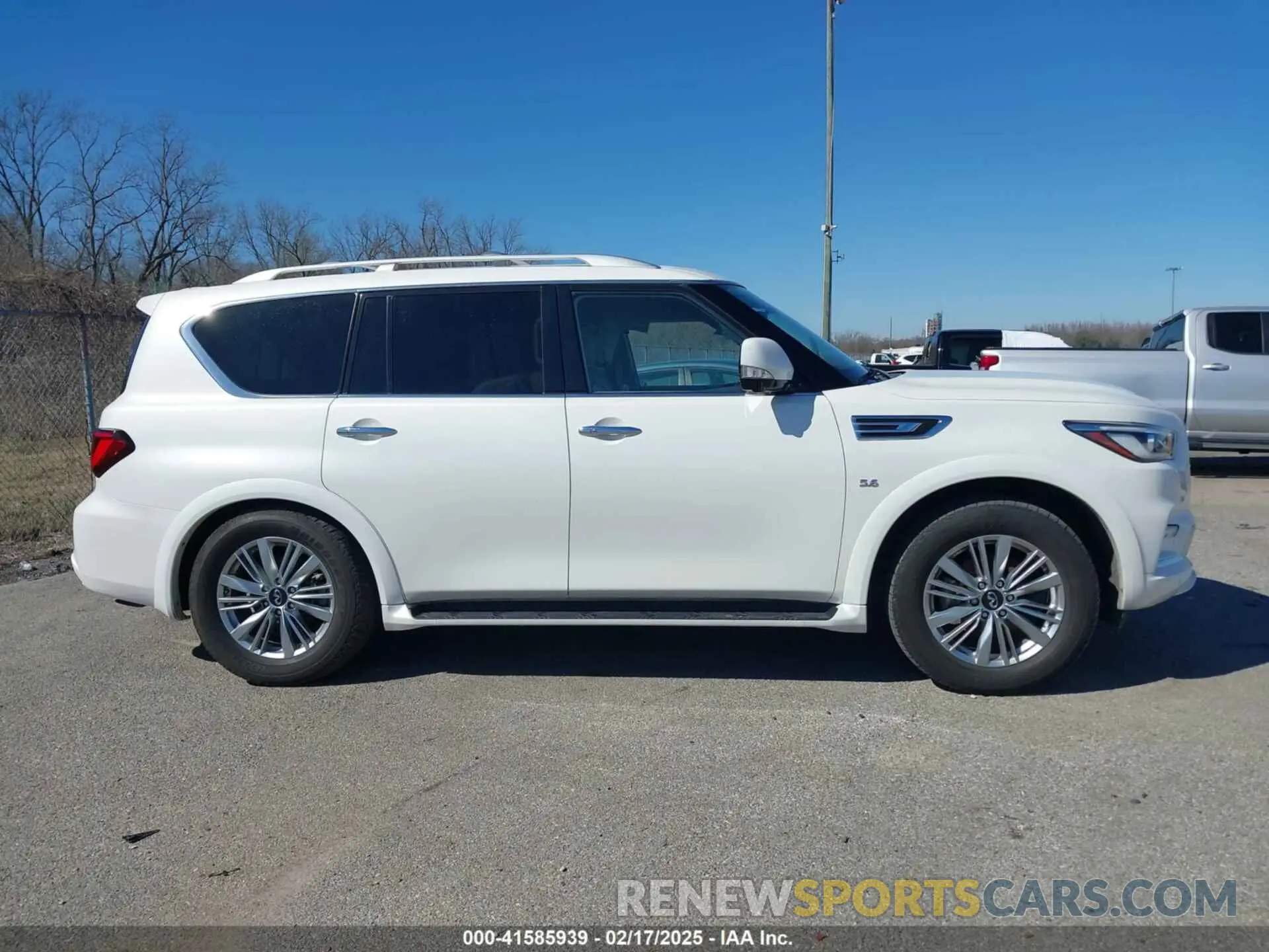 13 fotografías del automóvil dañado JN8AZ2NF7L9701674 INFINITI QX80 2020