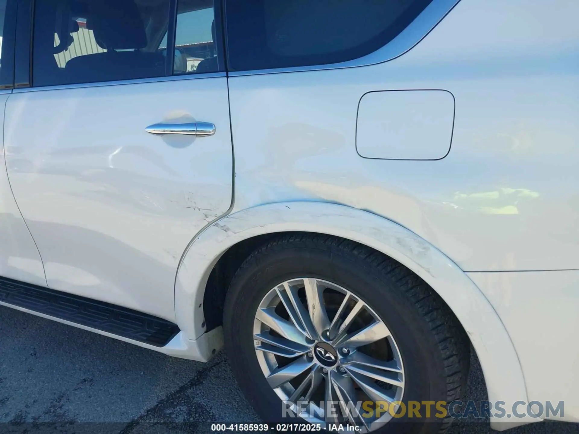 6 fotografías del automóvil dañado JN8AZ2NF7L9701674 INFINITI QX80 2020