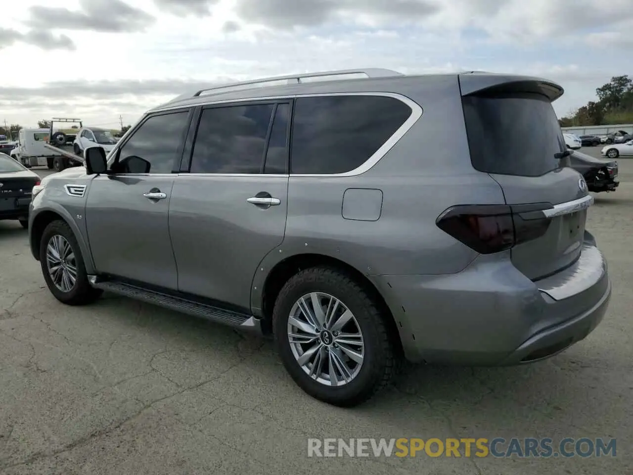 2 fotografías del automóvil dañado JN8AZ2NF9L9701773 INFINITI QX80 2020