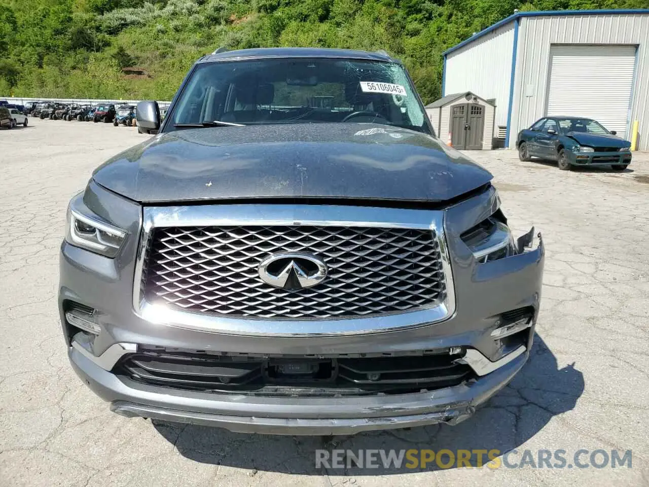 5 fotografías del automóvil dañado JN8AZ2NFXL9703516 INFINITI QX80 2020