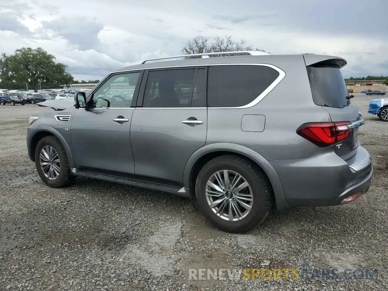 2 fotografías del automóvil dañado JN8AZ2NFXL9703984 INFINITI QX80 2020