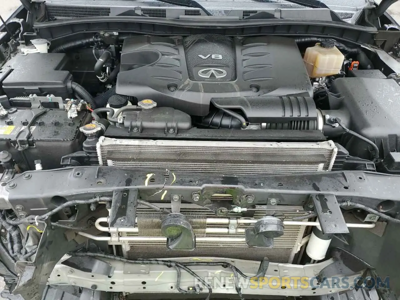 12 fotografías del automóvil dañado JN8AZ2AE3M9267803 INFINITI QX80 2021
