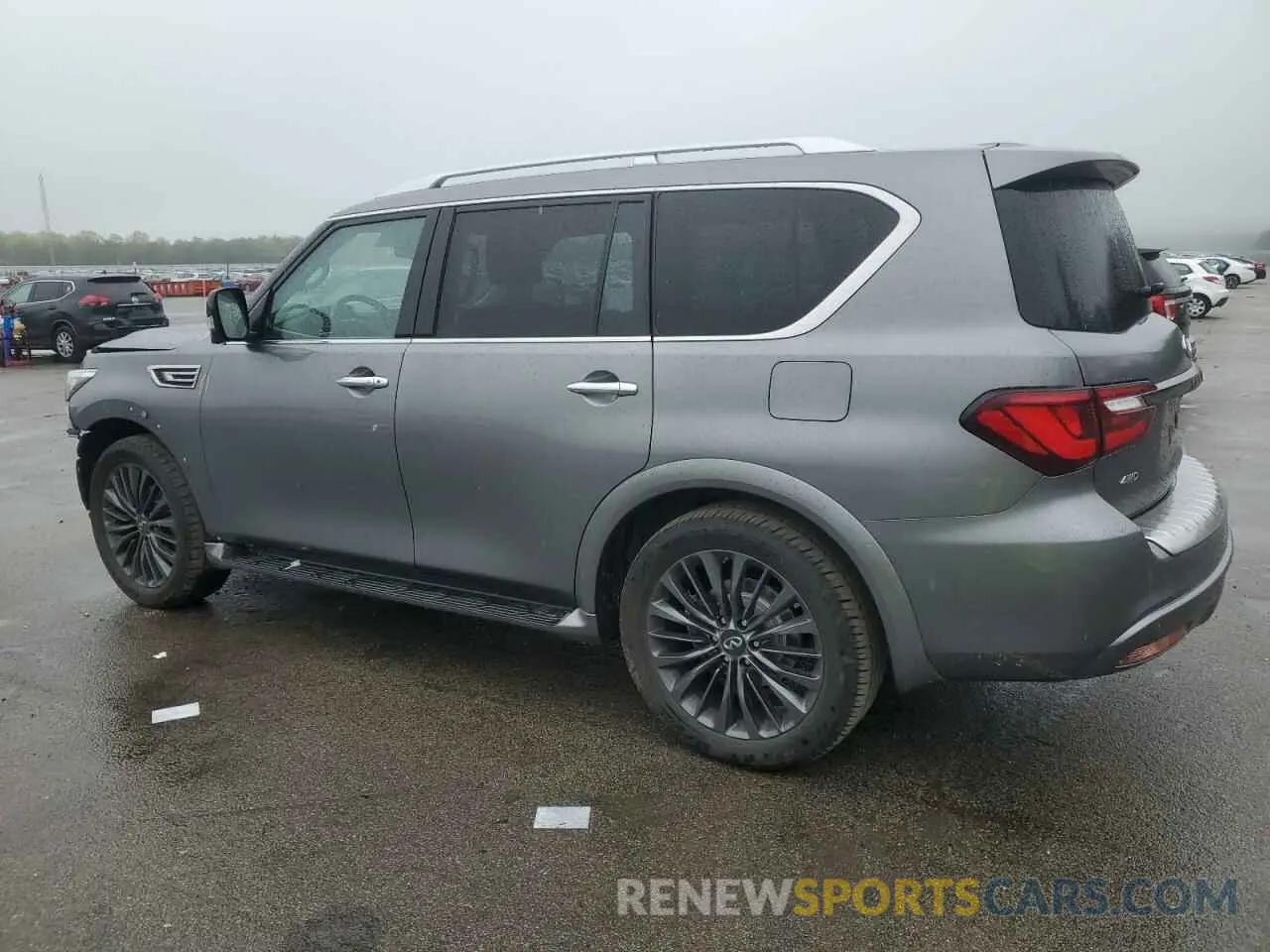 2 fotografías del automóvil dañado JN8AZ2AE3M9267803 INFINITI QX80 2021