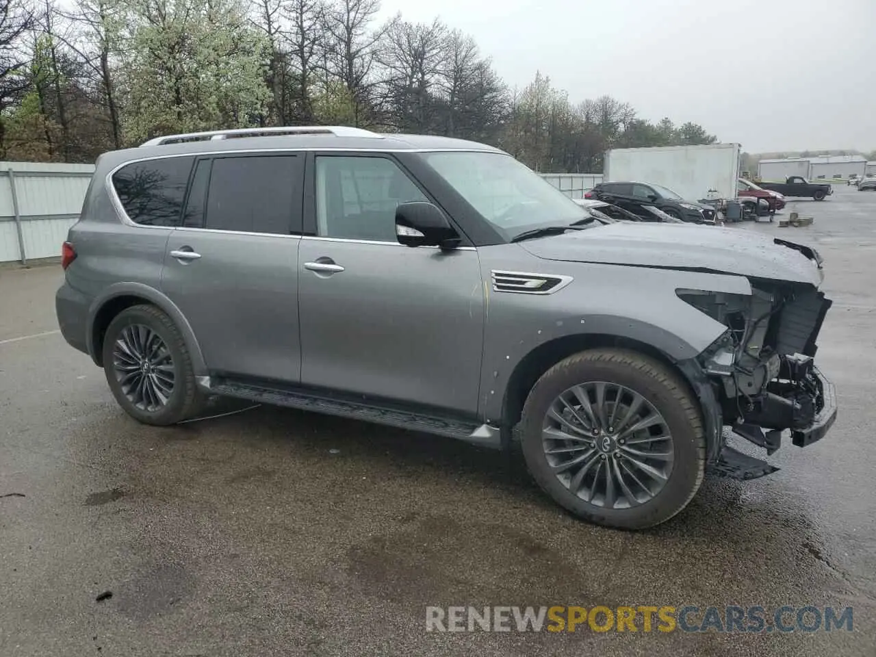 4 fotografías del automóvil dañado JN8AZ2AE3M9267803 INFINITI QX80 2021