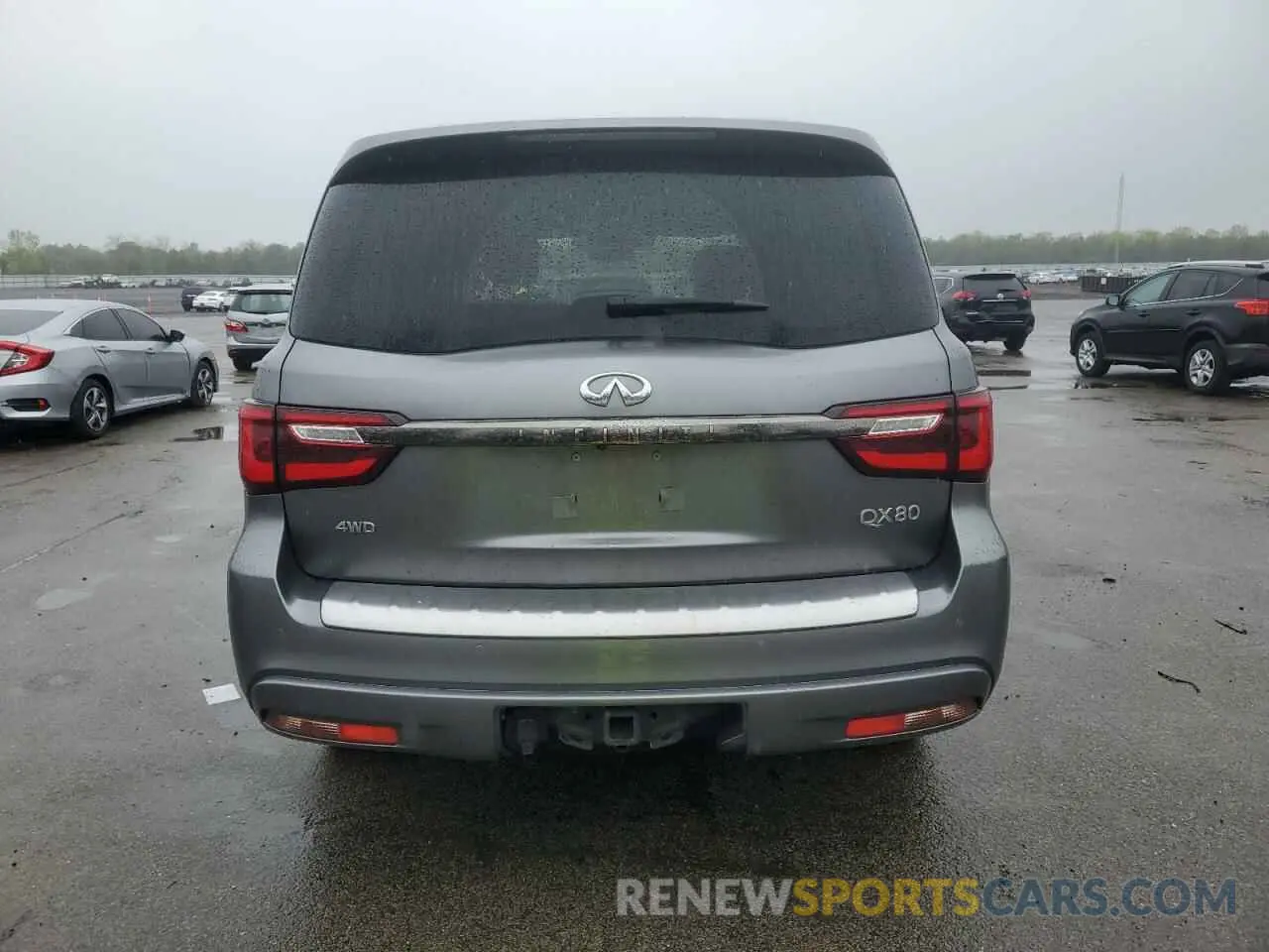 6 fotografías del automóvil dañado JN8AZ2AE3M9267803 INFINITI QX80 2021