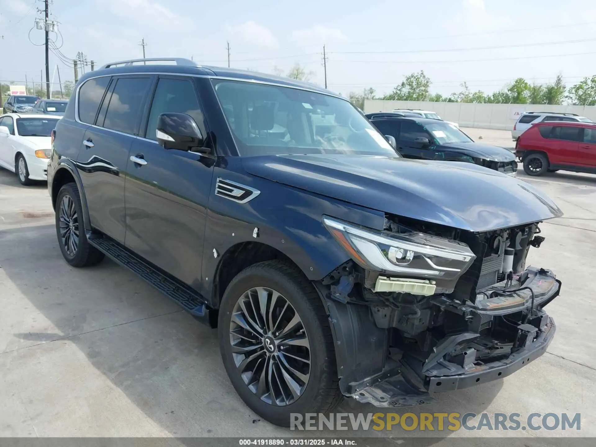 1 fotografías del automóvil dañado JN8AZ2AE3M9271611 INFINITI QX80 2021